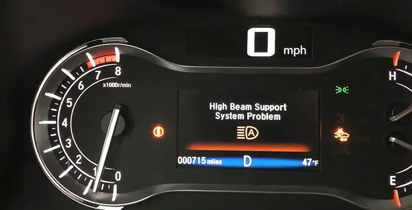 Auto High Beam Support System