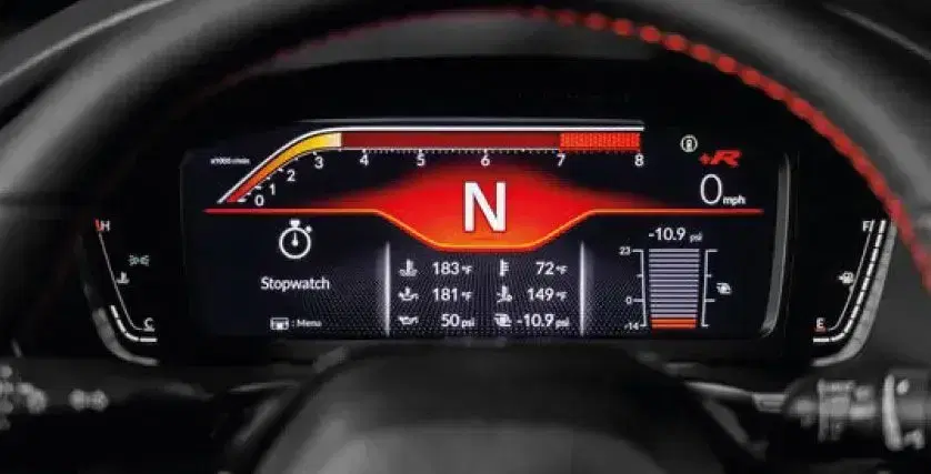 Honda Civic Type R Multi Information Display